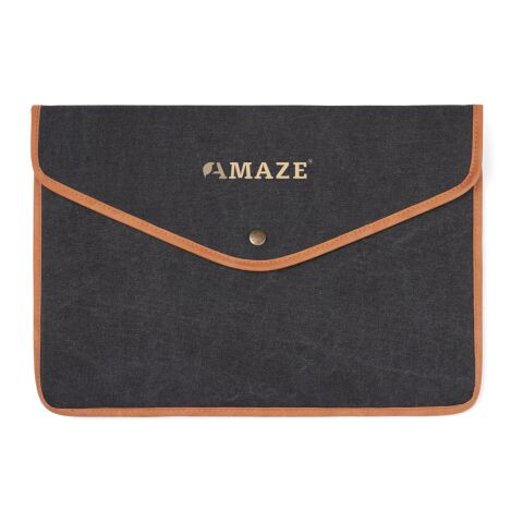 VINGA Bosler GRS recycled canvas 16&quot; laptop sleeve black | No Branding | not available | not available