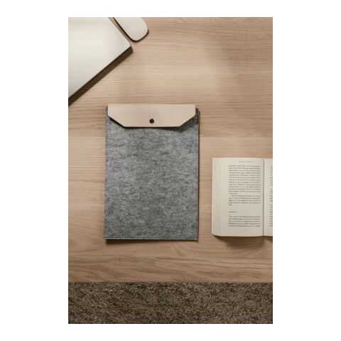 VINGA Albon GRS recycled felt 14" laptop sleeve grey | No Branding | not available | not available