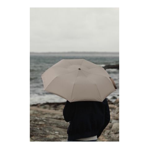 VINGA Baltimore AWARE™ RPET 21" umbrella greige | No Branding | not available | not available