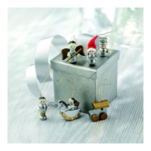 Set of 6 Xmas decoration multicolour | No Branding | not available | not available | not available