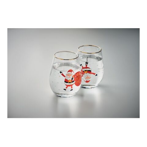 Set of 2 Christmas glasses white | No Branding | not available | not available | not available