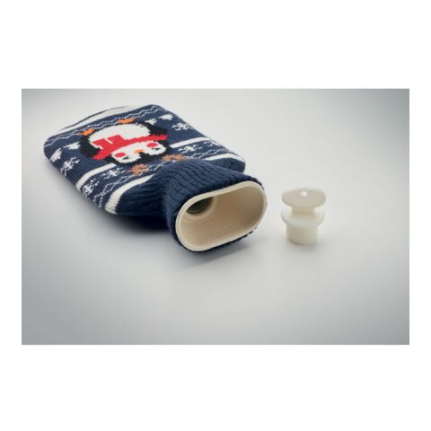 Hot water bottle 250ml navy blue | No Branding | not available | not available | not available