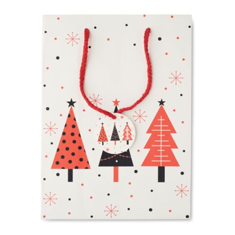 Gift paper bag medium white | No Branding | not available | not available