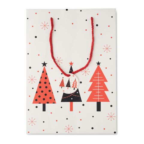 Gift paper bag large white | No Branding | not available | not available