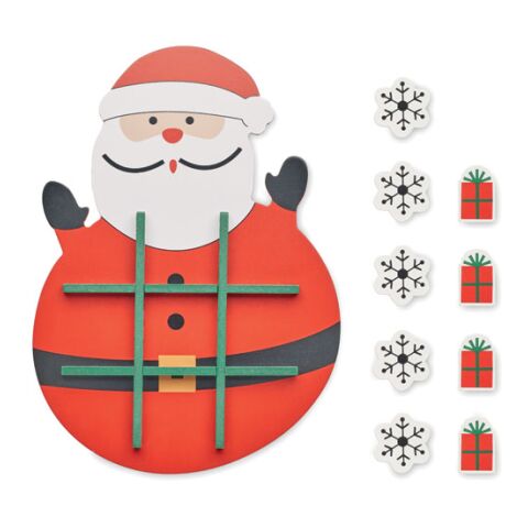 Christmas wooden tic tac toe red | No Branding | not available | not available