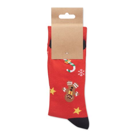 Pair of Christmas socks L red | No Branding | not available | not available | not available
