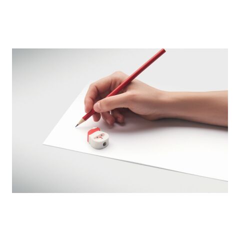 Christmas pencil with eraser red