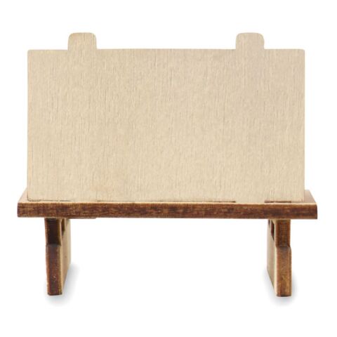 Gnome on wooden sleigh red