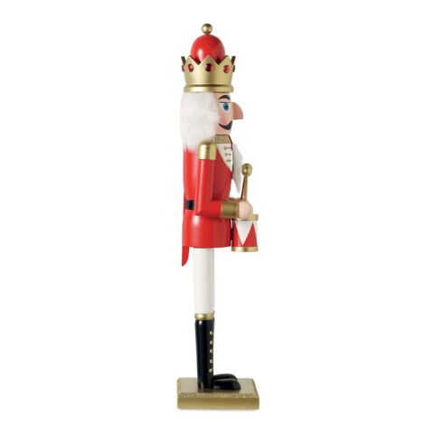 Large wooden nutcracker red