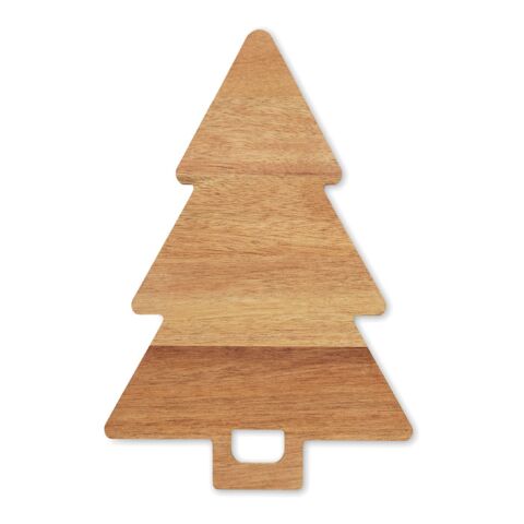 Acacia serving board Xmas tree wood