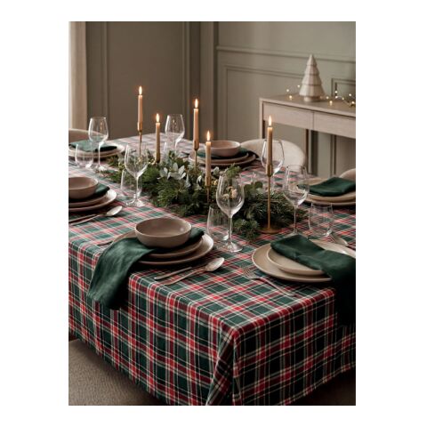 Chequer cotton tablecloth set Colourful