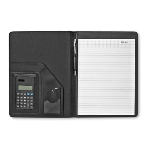 A4 conference folder calculator black | No Branding | not available | not available | not available