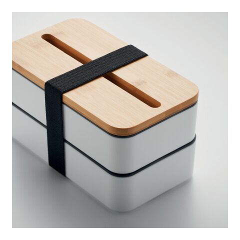 Recycled PP lunch box white | No Branding | not available | not available | not available