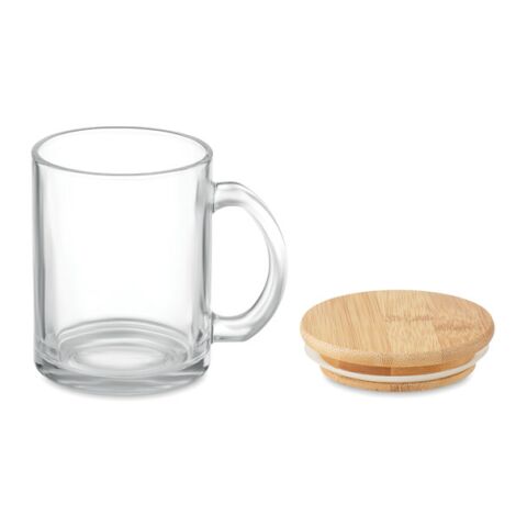 Recycled glass mug 300 ml transparent | No Branding | not available | not available