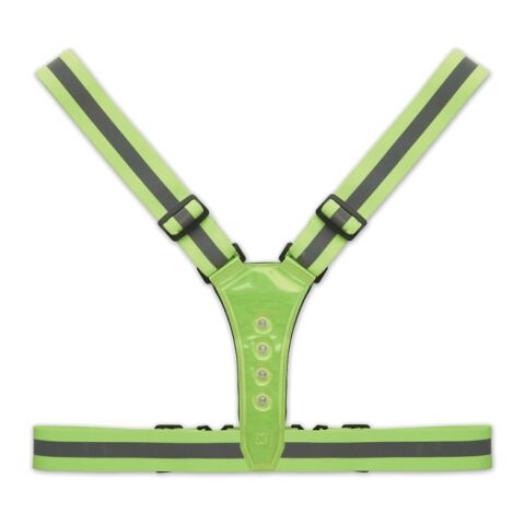 Reflective body belt with LED neon green | No Branding | not available | not available | not available