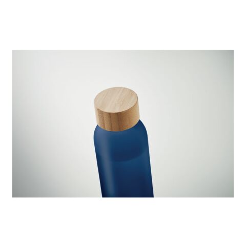 Frosted glass bottle 500ml transparent/blue | No Branding | not available | not available | not available