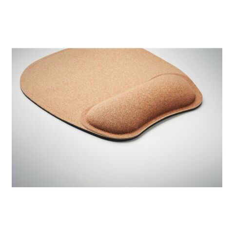 Ergonomic cork mouse mat beige | No Branding | not available | not available