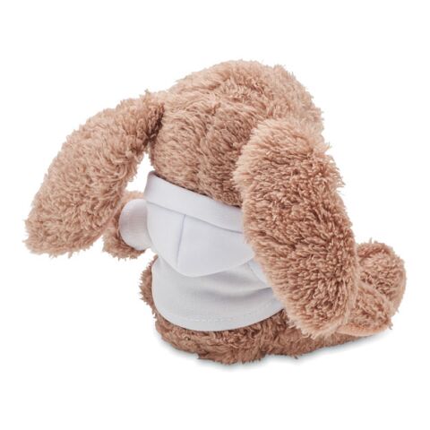 Bunny plush wearing a hoodie white | No Branding | not available | not available | not available