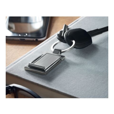 Metal key ring phone stand silver | No Branding | not available | not available | not available