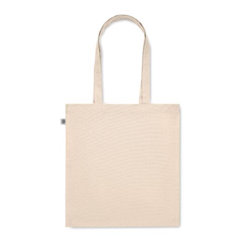 Organic beige cotton gusset bag beige | No Branding | not available | not available | not available