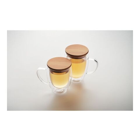 Classic double wall mug 300ml transparent | No Branding | not available | not available | not available