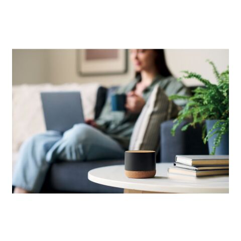 Cork and aluminium speaker black | No Branding | not available | not available | not available