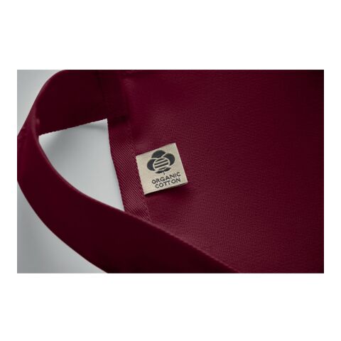 Organic cotton apron 240 gr/m² Burgundy | No Branding | not available | not available | not available