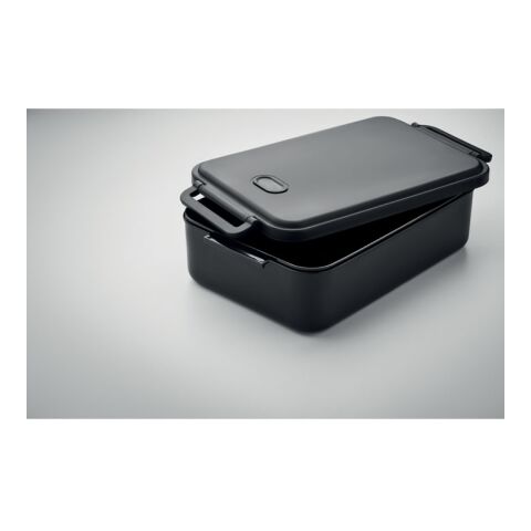 Recycled PP lunch box 2200 ml black | No Branding | not available | not available | not available