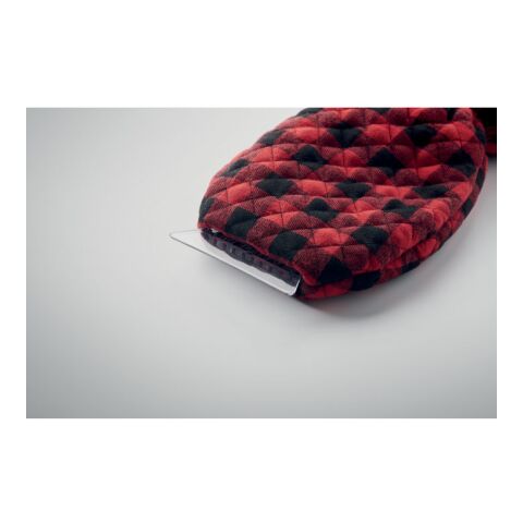 Quilted ice scraper glove red | No Branding | not available | not available | not available