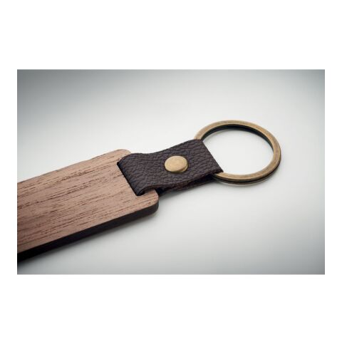 Key ring in walnut and PU wood | No Branding | not available | not available | not available