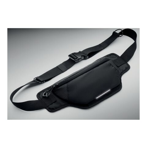 Hiking waist bag in 420D nylon black | No Branding | not available | not available | not available