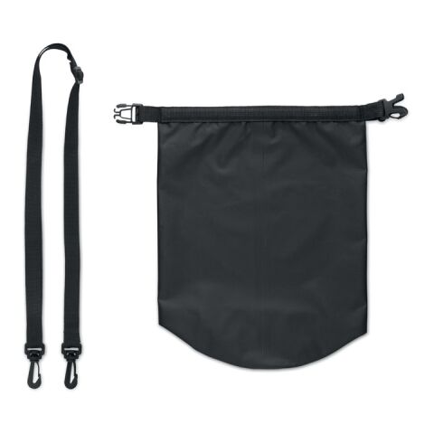 Waterproof bag 210T RPET 5L black | No Branding | not available | not available | not available