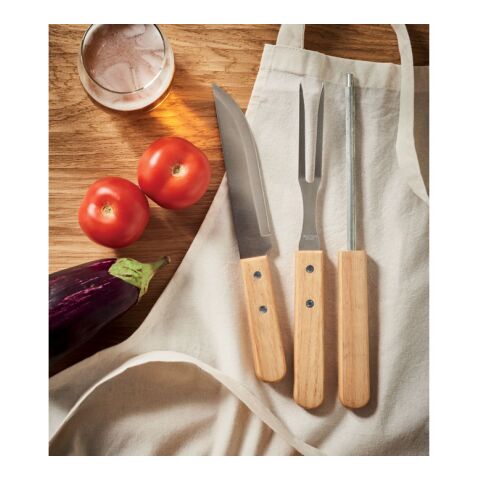 Stainless steel barbecue tools wood | No Branding | not available | not available | not available