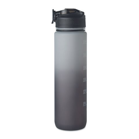 Sports water bottle RPET 1L black | No Branding | not available | not available | not available