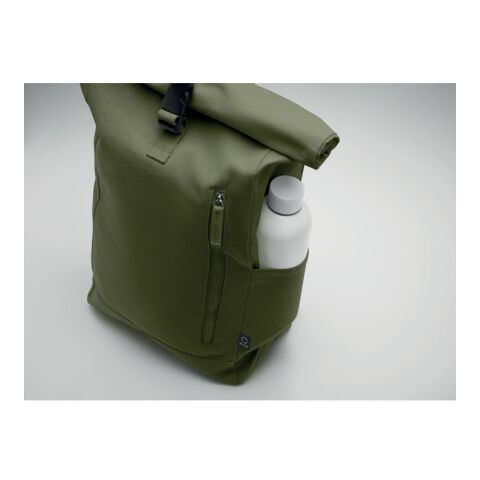 Roll top backpack 390 gr/m² Army Green | No Branding | not available | not available | not available