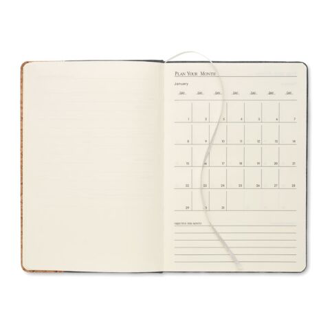 A5 RPET cork notebook grey | No Branding | not available | not available | not available