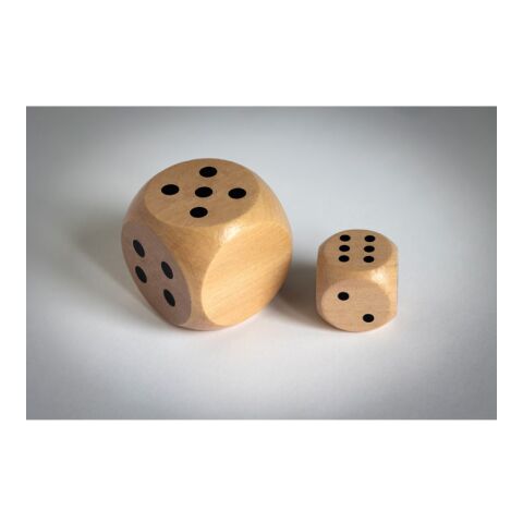 Schima wooden dice 3cm dia wood | No Branding | not available | not available