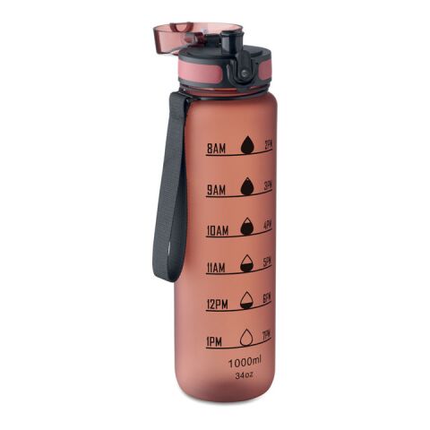 Sports water bottle RPET 1L Burgundy | No Branding | not available | not available | not available