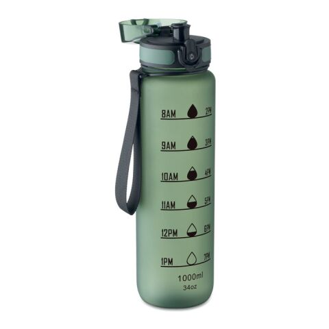 Sports water bottle RPET 1L Dark green | No Branding | not available | not available | not available