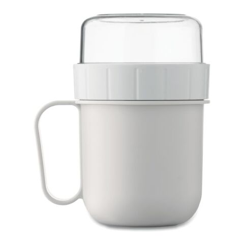 On the go cup in PP 450 ml white | No Branding | not available | not available | not available
