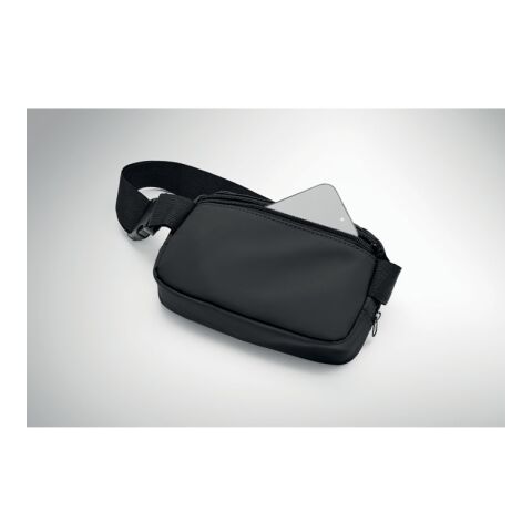 Waist bag in 210D polyester black | No Branding | not available | not available