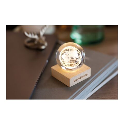 LED globe glass ball wood | No Branding | not available | not available