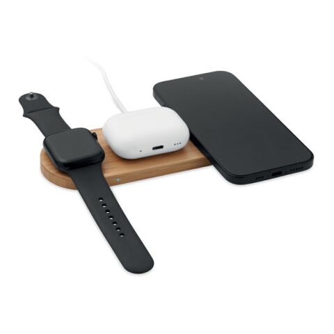 3 in 1 15W wireless charger wood | No Branding | not available | not available | not available