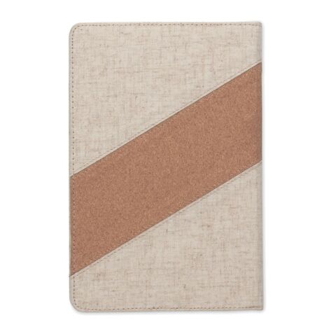 A5 notebook with 15W charger beige | No Branding | not available | not available | not available