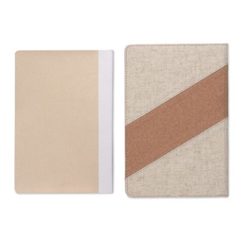 A5 notebook with 15W charger beige | No Branding | not available | not available | not available