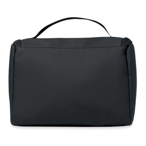Cosmetic hanging bag in PU black | No Branding | not available | not available