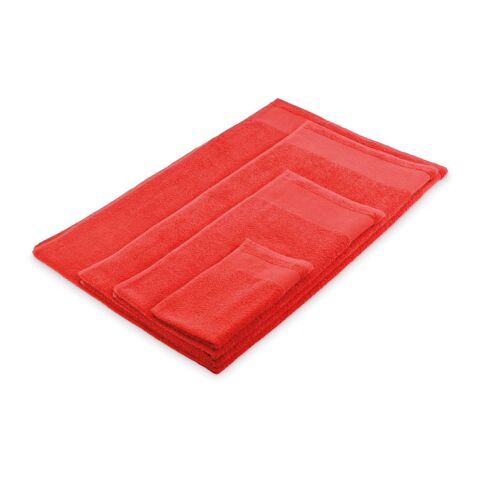Cotton bath towel red