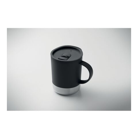 Single wall mug 300ml black | No Branding | not available | not available