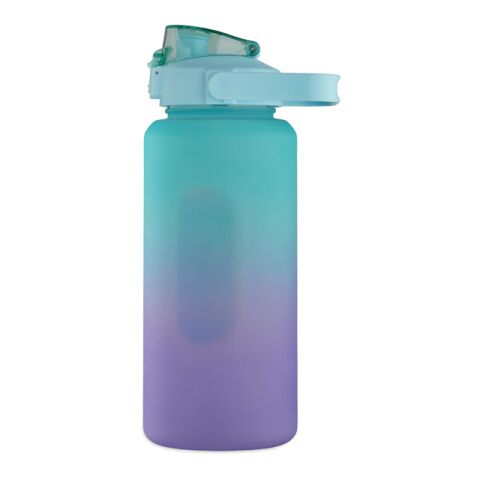 RPET water bottle 2000ml turquoise | No Branding | not available | not available | not available