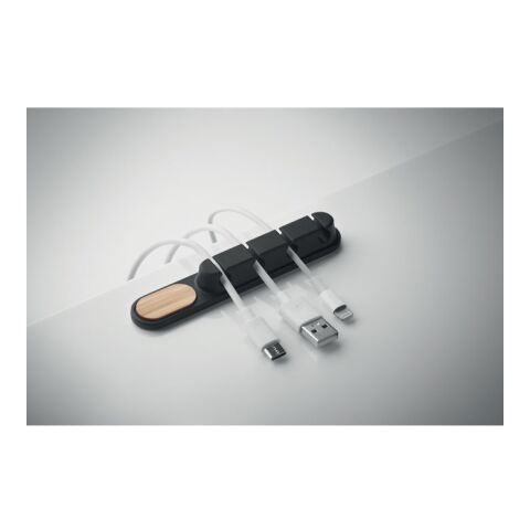 Silicone cable organiser black | No Branding | not available | not available | not available